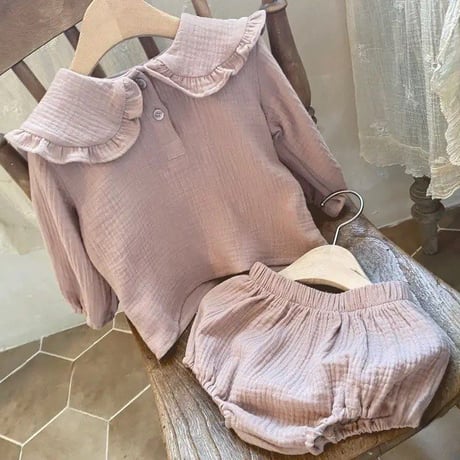 リネンフリルcollarセットアップ(3244)