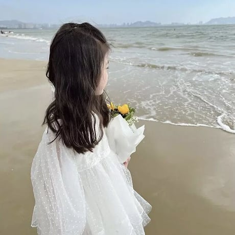 ドットミニヨンシースルーレースぽわん袖ドレス(195)