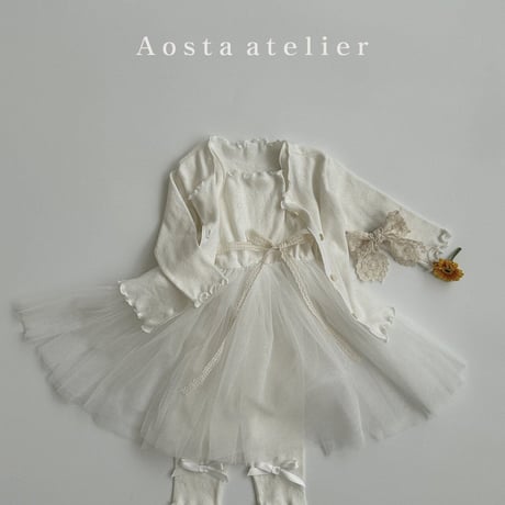 即納【Aosta】camellia tutu dress(2980)