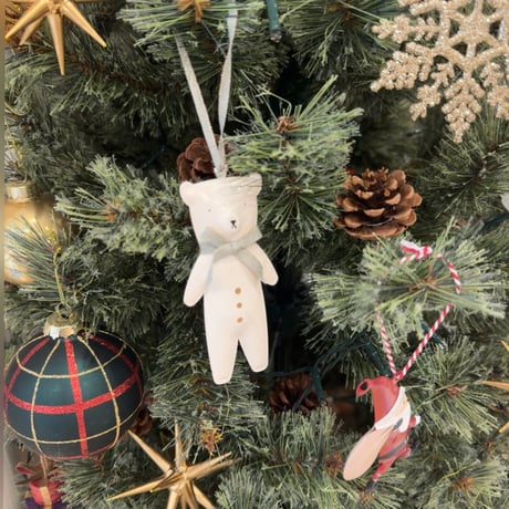 Xmas ornamentくま(424)