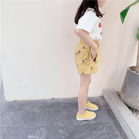 3color ミッキー柄ショートパンツ(1293)