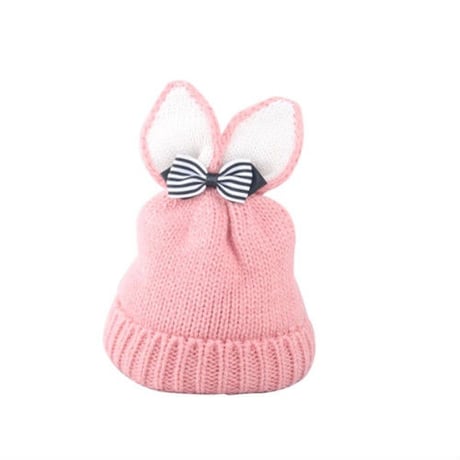 うさ耳りぼんニット帽(104)