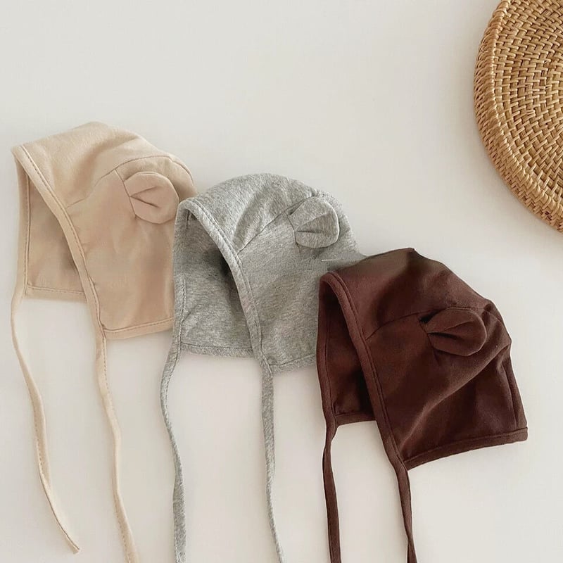 6color くま耳ボンネット(2351) | こどもふく moco kids