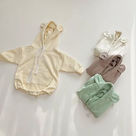 4colorくまさんロンパース(1780)