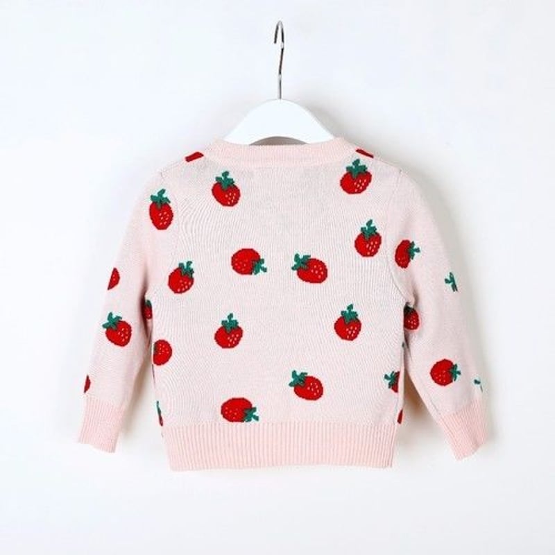 希望 初期 BABY いちごつみカーディガン 希望 初期 BABY いちごつみカーディガン Swinging Strawberry