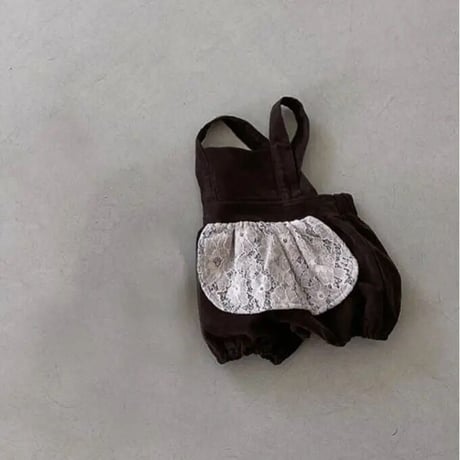 rétro lace patch サロペット(3215)
