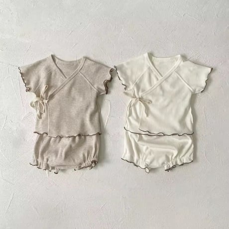 new bornワッフルセットアップ(1340)