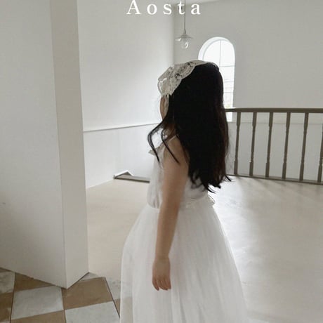 即納【Aosta】camellia tutu dress(2980)