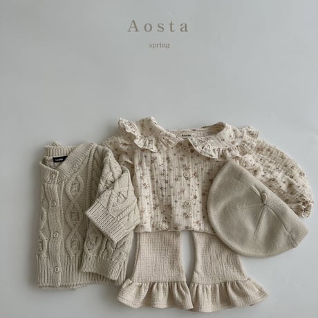即納【Aosta】Lina blouse (a47)