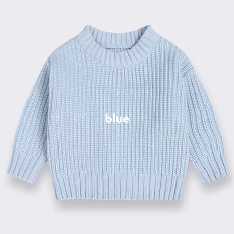 10color リブ編みニット(750)