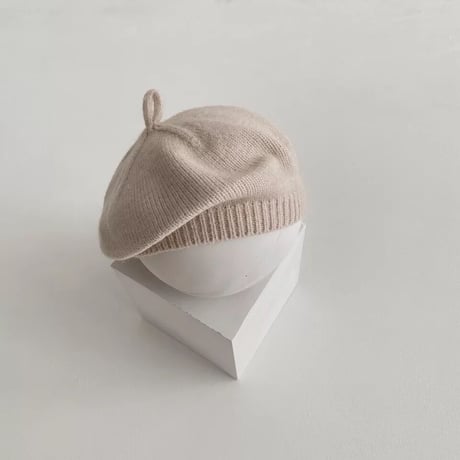 9color パステルカラーニットベレー帽(1414)