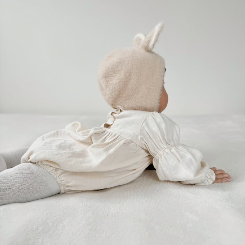 BABYうさ耳ケープ ホワイト ぬいぐるみ服 『うさ耳ケープ Sサイズ ホワイト MPA-7-S』 手芸