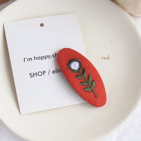 刺繍パッチンピン(952)