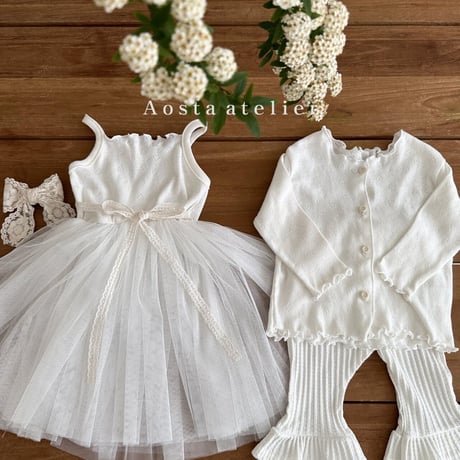 即納【Aosta】camellia tutu dress(2980)