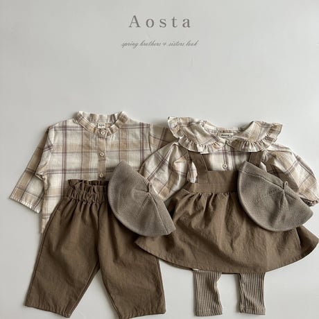 即納【Aosta】Baguette Suspender  onepiece (a12)