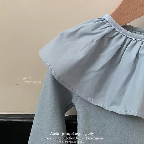 jennybebe 3color BIGフリルブラウス(732)