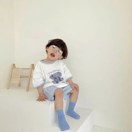 5animal ギンガムチェックセットアップ(569)