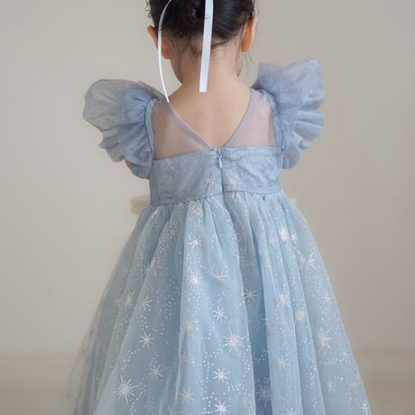 kids light blueウエストパールスノードレス(580)