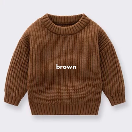 10color リブ編みニット(750)