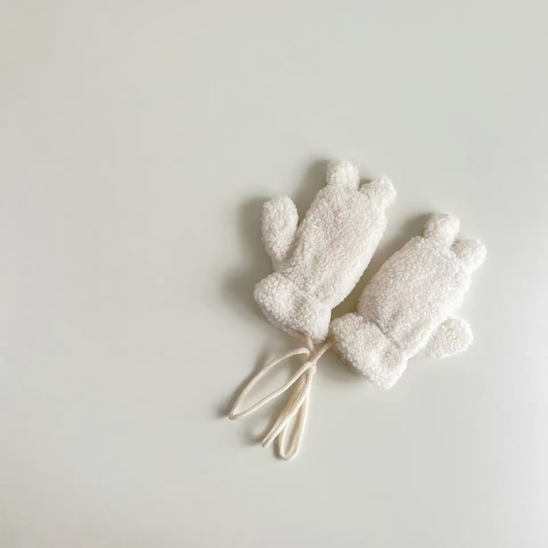 くまうさぎマフラー手袋セット(759) | こどもふく🧸mocokids