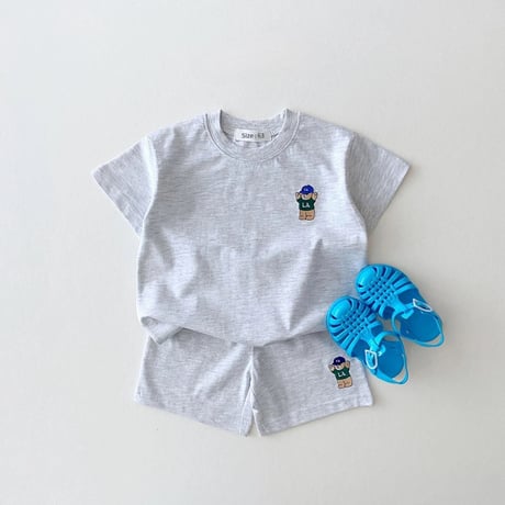 6color LAくま半袖セットアップ(4074)