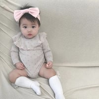 jennybebe redリボン花柄ロンパース(4133) | こどもふく moco kids jennybebe redリボン花柄ロンパース(4133) | こどもふく moco kids