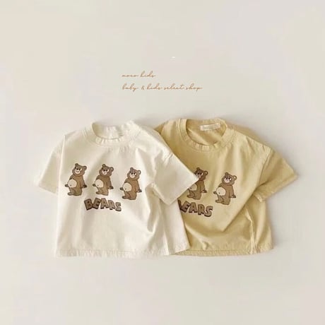 BEARS 3匹Tシャツ(1621)