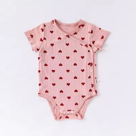 BabyGirl 半袖前開きorボディオール(1357)