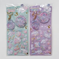 即納◆シナモロールキーホルダー＆エポキシ＆ウォーターシール(2123)