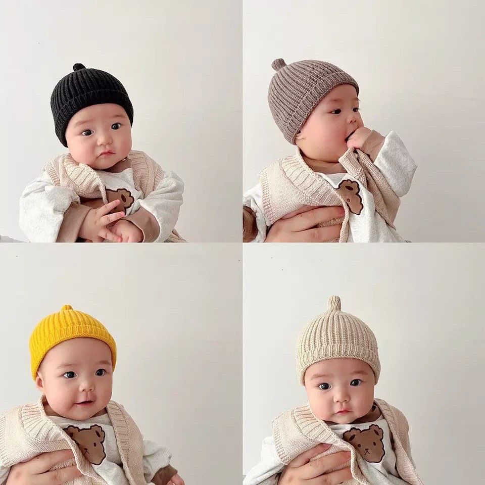 帽子 andmary Baby knit babushka ANDMARY】Baby knit babushka
