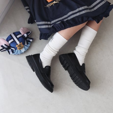 black/brown キッズベーシックパンプス(2154)