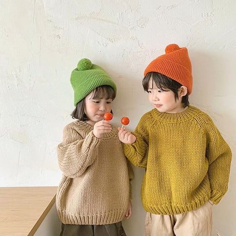 4color ぽってりシルエットセーター(1818)