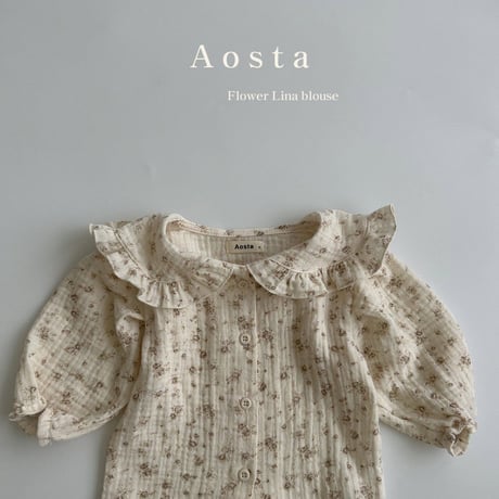 即納【Aosta】Lina blouse (a47)
