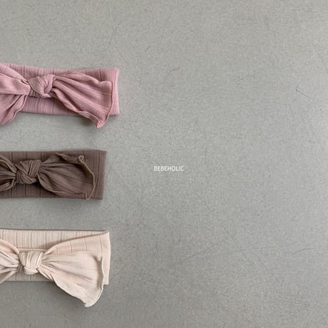 即納【bebeholic】volume hair band (be04)