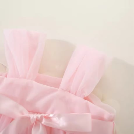 mint/pink ウエストフローラルドレス(688)