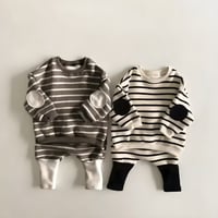 ボーダー×ワッペンセットアップ(821)