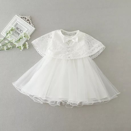 即納あり◆レースボレロsetホワイトチュールドレス(081)