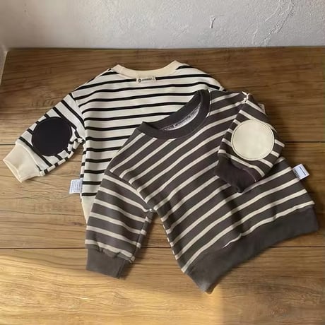 ボーダー×ワッペンセットアップ(821)
