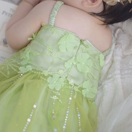 green fairy wingドレス(590)