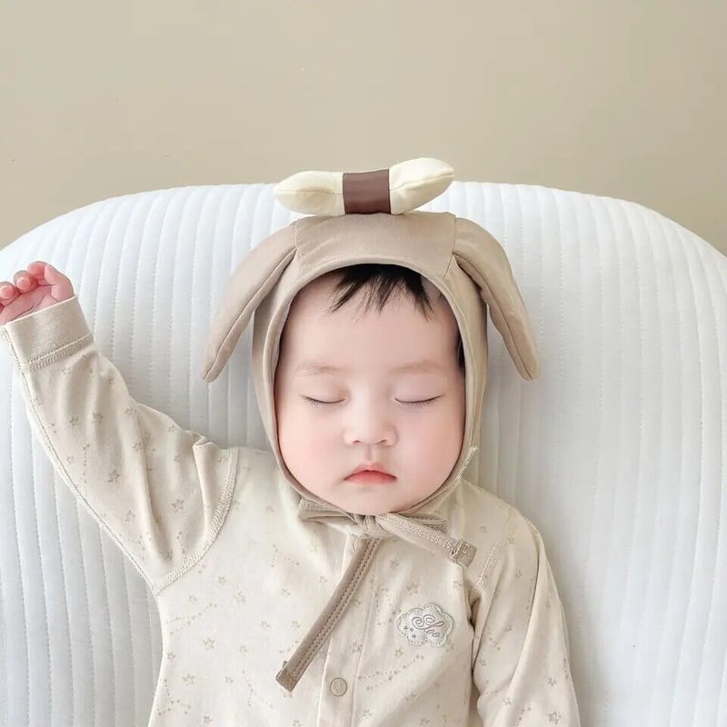 6color 骨つきわんちゃんボンネット(395) | こどもふく🧸mocokids