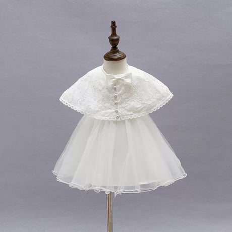 即納あり◆レースボレロsetホワイトチュールドレス(081)