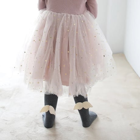 即納あり◆キラキラチュールワンピース(483)
