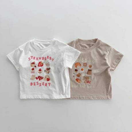 strawberry × croissant Tシャツ(3154)
