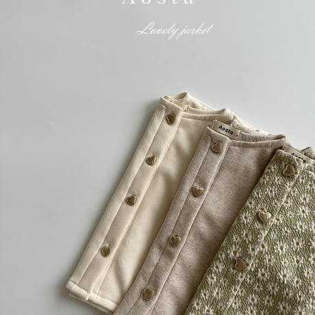 即納【Aosta】Lovely Cardigan (a23)