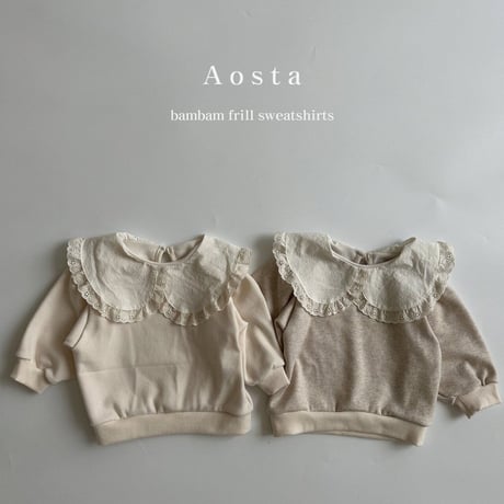 即納【Aosta】Bambam frill mtm (a36)