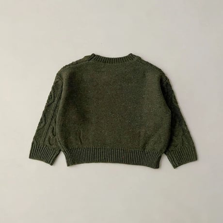 2color つぶつぶケーブルニットセットアップ(3366)