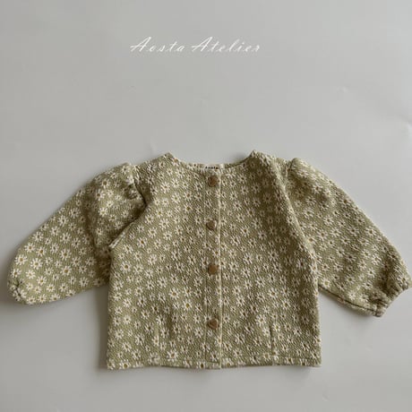 即納【Aosta】Lovely Cardigan (a23)