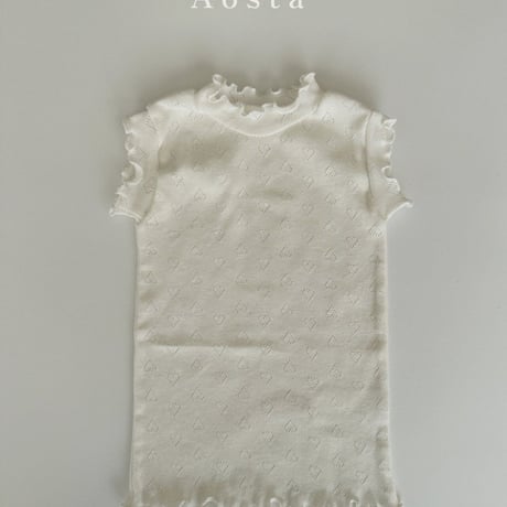 即納【Aosta】camellia T-shirt(2982)