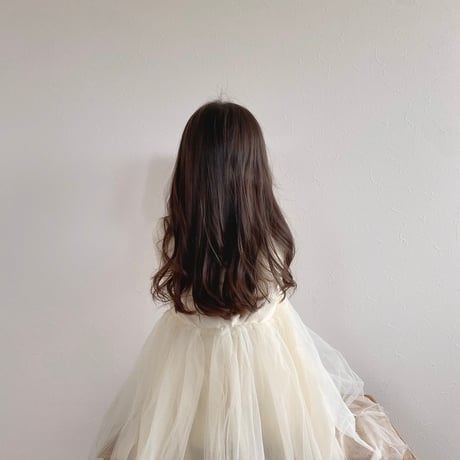 kids 3color シンプルチュールワンピース(1146)