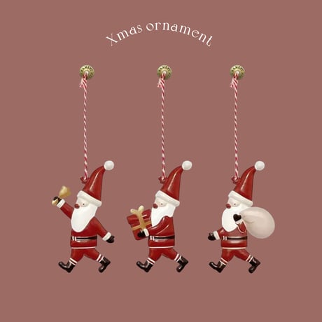 Xmas ornamentサンタクロース(440)